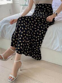 DAZY In Gấu Cao eo Váy nàng tiên cá - màu đen - Xem 7