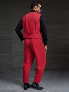 GENTILAND 男士正裝套裝 - 紅色 - 查看 2