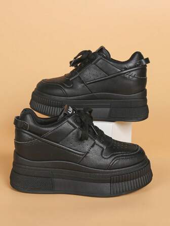 Versatile Fashion Women's Shoes, Short Women's Casual Wedge Sneakers, Ladies Platform Sports Shoes, New Spring/Autumn Collection