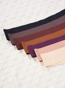 SHEIN 7 gói Quần lót trơn đơn giản gợi cảm - Nhiều màu - Xem 5