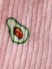 SHEIN Baby Girl Avocado Pattern Top