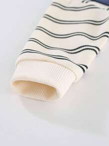 Peninsula Baby 男嬰熊和字母圖案二合一連身褲