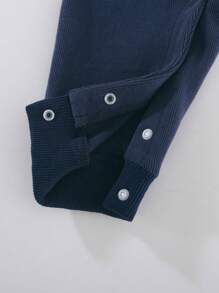 Peninsula Baby 男嬰熊和字母圖案二合一連身褲