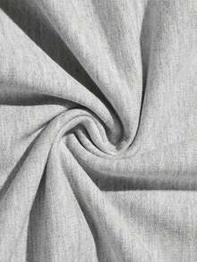 Manfinity Fever City 男士標語圖案腰部抽繩短褲 - 淺灰色 - 查看 5