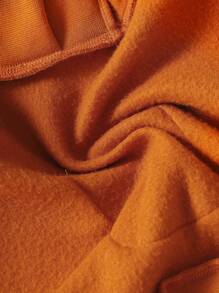 Baby Girl 3D Ear Design Sweatshirt - Brown - View 3