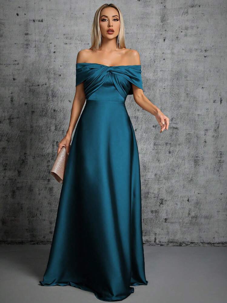 women's cyan off the shoulder dress Wedtrend Women Light Blue Tiered Prom with Corset Tulle Printed Evening Dress with Puff Sleeves, Light Blue / US6 Shoulder Backless Mini Dress Off the Shoulder Aqua Sheath
