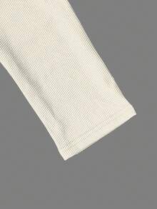 Conjunto de primavera para mujer, mono de Body entero de unicolor, sin mangas, casual, para uso diario - Albaricoque - Ver 3