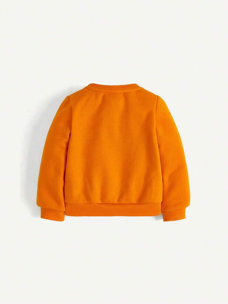 Baby Boy Slogan Graphic Sweatshirt
