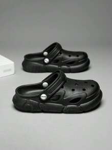 EVA高弹柔软舒适防滑儿童凉鞋 - 黑色 - 查看 2