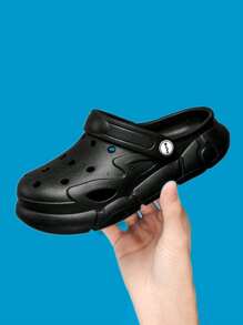 EVA高弹柔软舒适防滑儿童凉鞋 - 黑色 - 查看 3