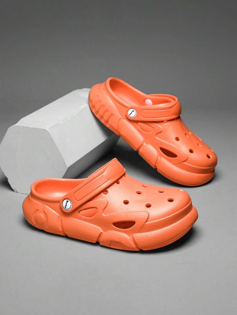 EVA High Elastic Soft Comfortable Anti-Slip Children Sandals - Orange - View 1