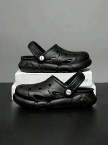 EVA高弹柔软舒适防滑儿童凉鞋 - 黑色 - 查看 4