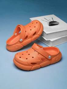 EVA High Elastic Soft Comfortable Anti-Slip Children Sandals - Orange - View 2