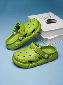 EVA高弹柔软舒适防滑儿童凉鞋 - 綠色 - 查看 2