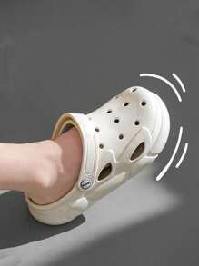 白色男童 Eva 高彈性柔軟舒適防滑鏤空鞋 - 白色 - 查看 6