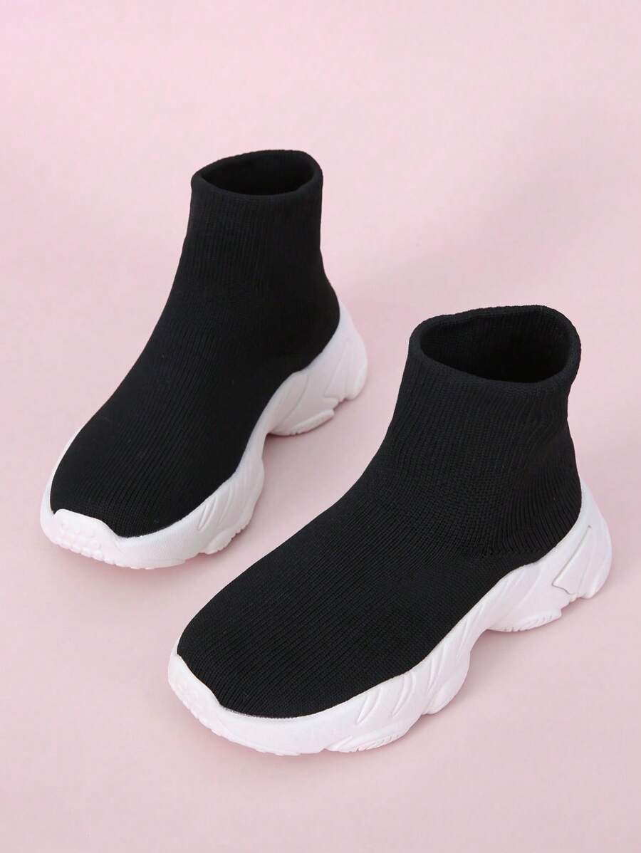 À La Mode Fille Simple Montant Style Chaussette Chaussures De Sport , Athlétique Chaussures