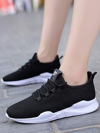 Fashionable Boys' Simple Lace-up Sports Shoes, Youth Outdoor Casual Sneakers
