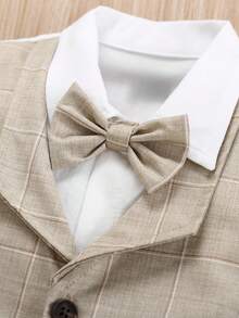 SOLOCOTE Baby Boys' Formal Occasion Gentleman Party Wedding Dinner Suit - Multicolor - View 3