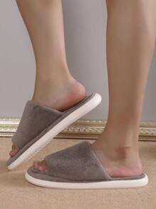 Men's Comfy Lightweight Indoor House Slippers - Grey - View 5