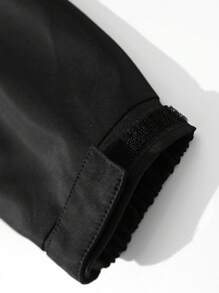 Manfinity EZcore Chaqueta Con Capucha Holgada Para Hombre Con Bloques De Color, Cremallera Y Cordón