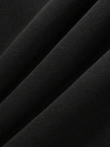 INAWLY Mushroom Print Drawstring Thermal Lined Hoodie,Long Sleeve Tops Graduation,Back To School Outfits,Graduation,Teacher Outfits For Women,Back To School Pullover Fall Outfit - Black - View 8