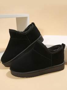 2025Thickened Warm Short Snow Boots With Minimalist Warm Lining, Winter,Fur Boots