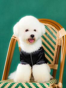 Sainen.image 1 件裝寵物貓狗家居服小型犬睡衣