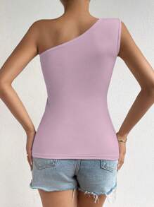RosyDaze One Shoulder Ruched Top