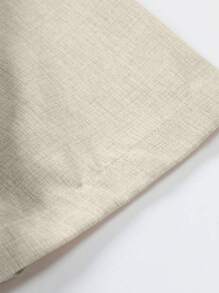Manfinity Nam Chất rắn Áo sơ mi & Eo dây rút Quần Without Tee - xanh quân đội - Xem 5