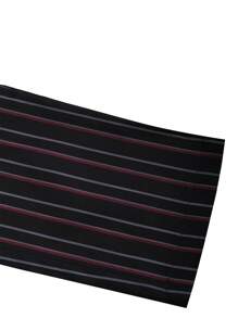 Men Striped Print Slant Pocket Suit Trousers - Multicolor - View 4