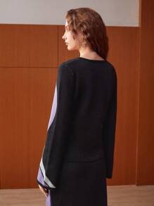 MOTF PREMIUM Hoa Áo len dệt kim - Nhiều màu - Xem 3