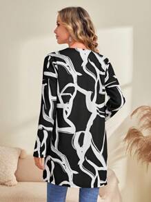 EMERY ROSE In Toàn bộ Mở Mặt trước áo - màu đen - Xem 2