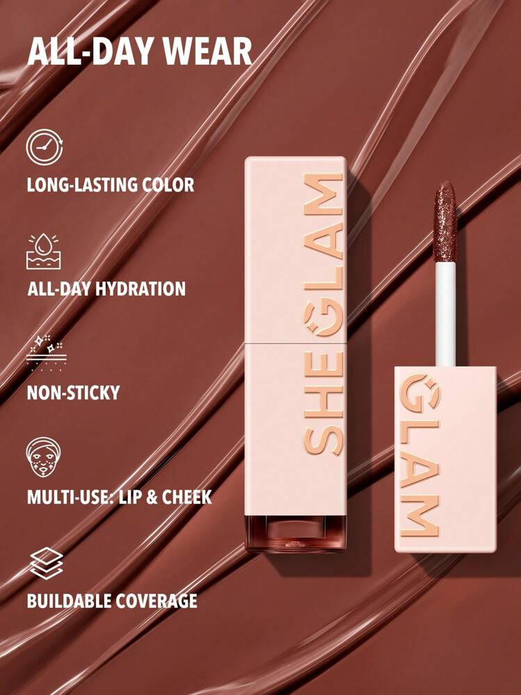 SHEGLAM Tinte De Labios Take A Hint: Mocha Loca, Brillo De Labios Duradero Que Cambia De Color, Acabado Brillante, Tinte De Labios Hidratante Para Todo El DíA, No Pegajoso, Para Labios Secos, LáPiz Labial LíQuido Rosa Para Lip Combo Marca Belleza Maquillaje Maquullaje CosméTica Para Mujeres NiñAs Perfecto Para Invierno Primavera Verano Ideal Para Y2K Elegante Moda Adecuado Para CumpleañOs DíA De La Madre Regalo Fiesta Listo Mejor Color - Mocha Loca - Añade 6