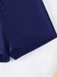 前抽繩泳衣下裝 - 藏蓝色 - 查看 3