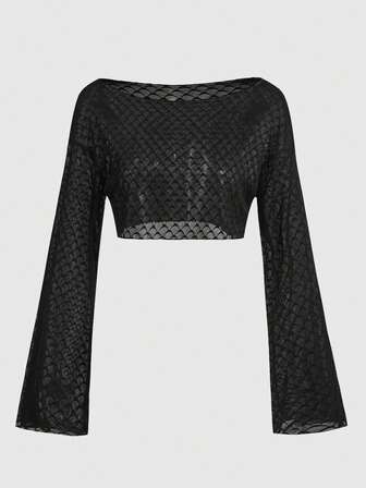 Fairycore Solid Crop Top