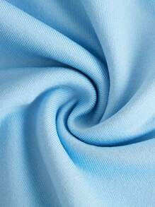 SHEIN Teen Girl Solid Tank Top - Baby Blue - View 4