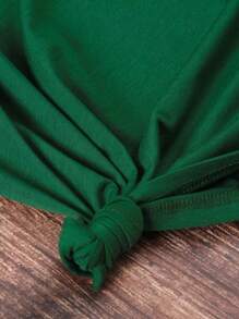 INAWLY Áo thun in hình Graphic Tees Áo thun nữ - màu xanh lá - Xem 4