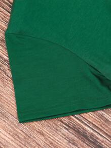 INAWLY Áo thun in hình Graphic Tees Áo thun nữ - màu xanh lá - Xem 5