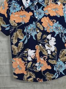 SHEIN 男孩印花襯衫不帶T恤 - 彩色 - 查看 4