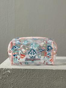 WONDER WOMAN X SHEIN Women's Makeup Bag - Yellow - View 3
