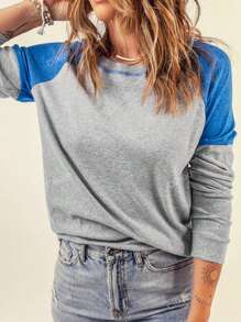 CILKOO Felpe color block manica raglan
