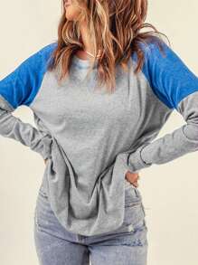 CILKOO Felpe color block manica raglan
