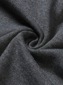 Manfinity Homme Men Solid Turtleneck Jumper - Grey - View 6