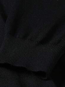 Manfinity Mode Men Colour Block Jumper - Black - View 5