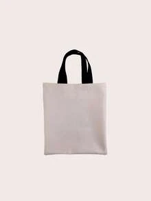 Carol Caju Small Shopper Bag Cute Star & Cartoon Cat Graphic For Shopping - Multicolor - View 2