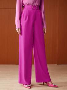 MOTF PREMIUM WIDE SUIT PANTS - Hot Pink - View 5