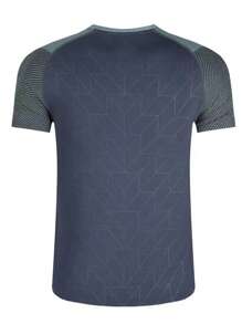 Manfinity Sport Corelite 男士條紋圖案插肩袖運動T恤 - 彩色 - 查看 2