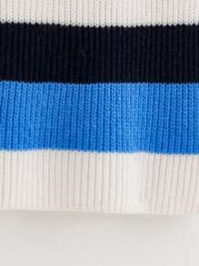 SHEIN Tween Girl Colour Block Jumper Dress - Multicolor - View 5