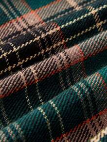 Cozy Pixies Baby Boy Plaid Print Hooded Jacket & Trousers & Tee - Multicolor - View 12