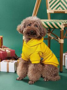 chobayspoda 1 Pieza Ropa De Perro Con Capucha De Monstruo Pequeño Y Lindo Amarillo, 2 Piernas - Amarillo - Ver 3